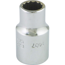 GRAY TOOLS 1/2" DRIVE 12 POINT STANDARD LENGTH SOCKETS