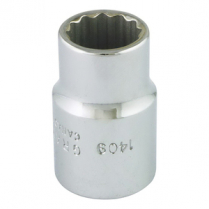 GRAY 9/16" X 1/2" DR 12 PT REG SOCKET