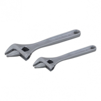 GRAY 2 PCE ADJUSTABLE WRENCH SET,8" & 12"