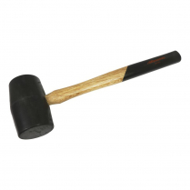 MALLET 12.87IN 2.42IN 1.5LB RBR HICKORY