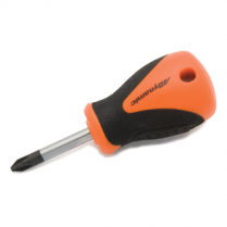 GRAY #2 X 1-1/2" STUBBY PHILLIPS COMFORT HANDLE SCREWDRIVER