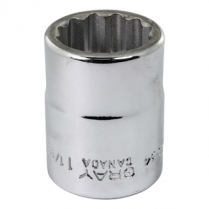 GRAY #HD34 SOCKET 1-1/16", 3/4" DR. 12 PT