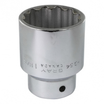GRAY #HD54 SOCKET 1-11/16", 3/4" DR. 12 PT