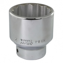 GRAY #HD64 SOCKET 2", 3/4" DR. 12 PT