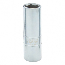 GRAY #LD20R SPARK PLUG SKT, 5/8" X 1/2"