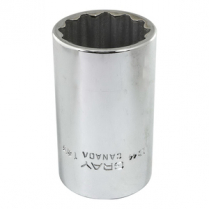 GRAY LD44 SOCKET 1-3/8 X 1/2 DR 12 PT DP