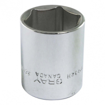 GRAY #M1232H SOCKET, 32MM, 1/2"DR