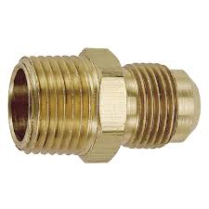 GREEN LINE G1416-06-05 BRASS MALE SAE TO 3/8" NPT CONNECTOR