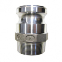 CGAF-2 (WL074) ALUM. CAMLOCK 2" MALE THREAD TO MALE CAMLOCK