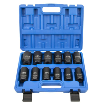 508-1620L-76L DEEP IMPACT SOCKET SET 3/4" TO 3" 40 PC.