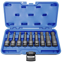 610336 9 PC 1/2" DR METRIC BALL NOSE HEX IMPACT SOCKET SET