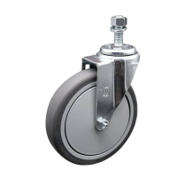 #1465W-6 SWIVEL CASTER, 6" THERMO PLASTIC
