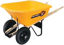 GARANT BP8 CONTRACTOR POLY WHEELBARROW 8 CU. FT., 2 WHEELS