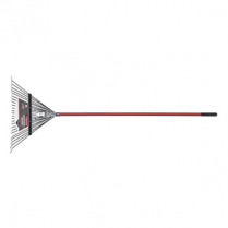 GARANT EXFLR24 LAWN RAKE, 24 STEEL TINES, FBGS HANDLE(NE482)