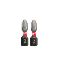 48-32-4412 MILWAUKEE 1" PHILIPS #2 IMPACT BIT 2PK