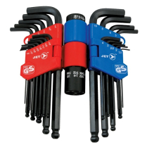 JET 22PC SAE/MET LONG HEX KEY SET 775162