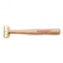 GEARWRENCH 8 OZ BRASS HAMMER W/HICKORY HANDLE