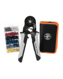 KLEIN 34061 RATCHET FERRULE CRIMP HEX KIT
