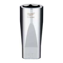 45-34-8040, 3/8" Drive Metric Deep Socket with FOUR FLAT&trade; Si