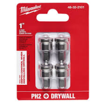 MILWAUKEE 48-32-2101 DRYWALL SCREW SETTER 4PK