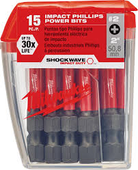 MILWAUKEE 48-32-5004 (5) 15PK 2IN PWR BIT PH2 TICTAC