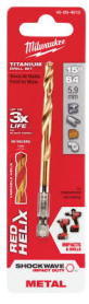 MILWAUKEE 48-89-4612 15/64" RED HELIX TITANIUM BIT