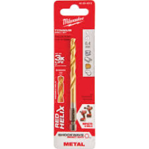 MILWAUKEE 48-89-4613 1/4" RED HELIX TITANIUM BIT