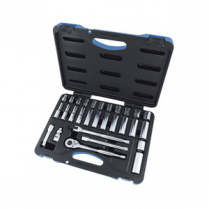 600234 SOCKET WRENCH SET, METRIC, 3/8" DRIVE