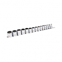 601317 15 Piece 1/2" Drive S.A.E. Socket Set - 12 Point