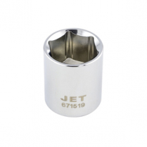 671519 SOCKET, 6 PT, 19MM, 3/8" DRIVE