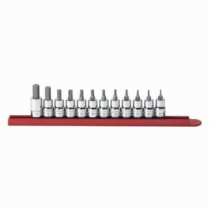 GEARWRENCH SAE HEX SOCKET SET,3/8"DR,12 PCE