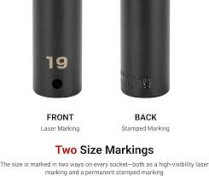 TEKTON B08DKBRC4G 1/2 Inch Drive x 5/16 Inch Deep 6-Point Im