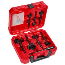 MILWAUKEE SELFEED BIT KIT CONSISTS OF 11 BITS