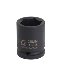 SUN-428M, 3/4" DR. 28MM IMPACT SOCKET
