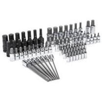 UAY038, SAE Bit Socket Set in Foam Storage Tray, 88 Pcs