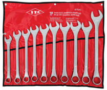 020202 JUMBO SAE COMB. WRENCH SET, 10 PC.