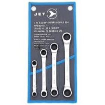 700346 RATCHETING DOUBLE BOX WRENCH SET SAE 4PC