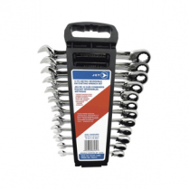 700372 12 PIECE MET.REV. RATCHETING COMB.WRENCH SET