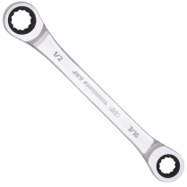 701503  RATCHETING DOUBLE BOX WRENCH SAE 7/16/1/2"