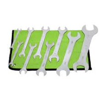 GRIP-ON 90122 9-PC METRIC SUPER THIN OPEN END WRENCH SET,