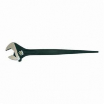 CRESCENT ADJUSTABLE SPUD WRENCH, 16" L, BLACK OXIDE