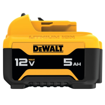 DCB126, DEWALT 12V MAX 5Ah Lithium-Ion Battery