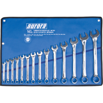 TLV056 Wrench Set, Combination, 14 Pieces, Metric