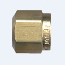 NUT NUT 1/4IN TUBE BRS 300PSI