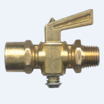 COCK SHUT-OFF 1/4IN MALE PIPE X FEM PIPE
