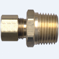 CONNECTOR PIPE CONNECTOR 1/4 X 1/8IN BRS