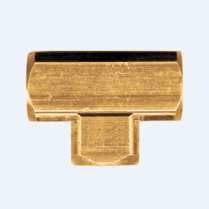 TEE TEE 1/4IN FNPT BRS 1200PSI EXTRUDED