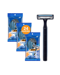 BIC B079BGN84V Classic Disposable Razor, 24 Count, Assorted