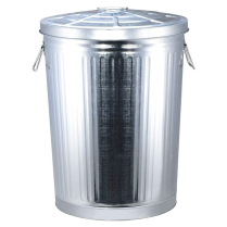 1211K GALVANIZED STEEL GARBAGE CAN 75-L