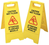 710CWF Caution Wet Floor Safety Sign